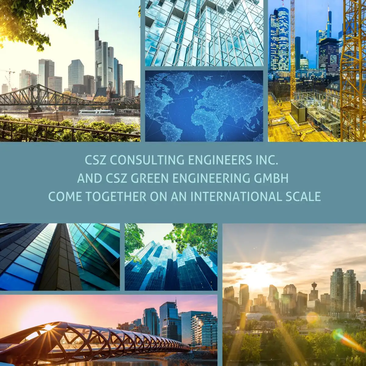 CSZ Consulting Engineers Inc. und CSZ Green Engineering GmbH bringen ihre etablierten Zertifizierungsleistungen jetzt international auf den Weg.