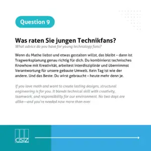Interview - Karin Friedrich, Projektleiterin für Konstruktiven Ingenieurbau -Question 9