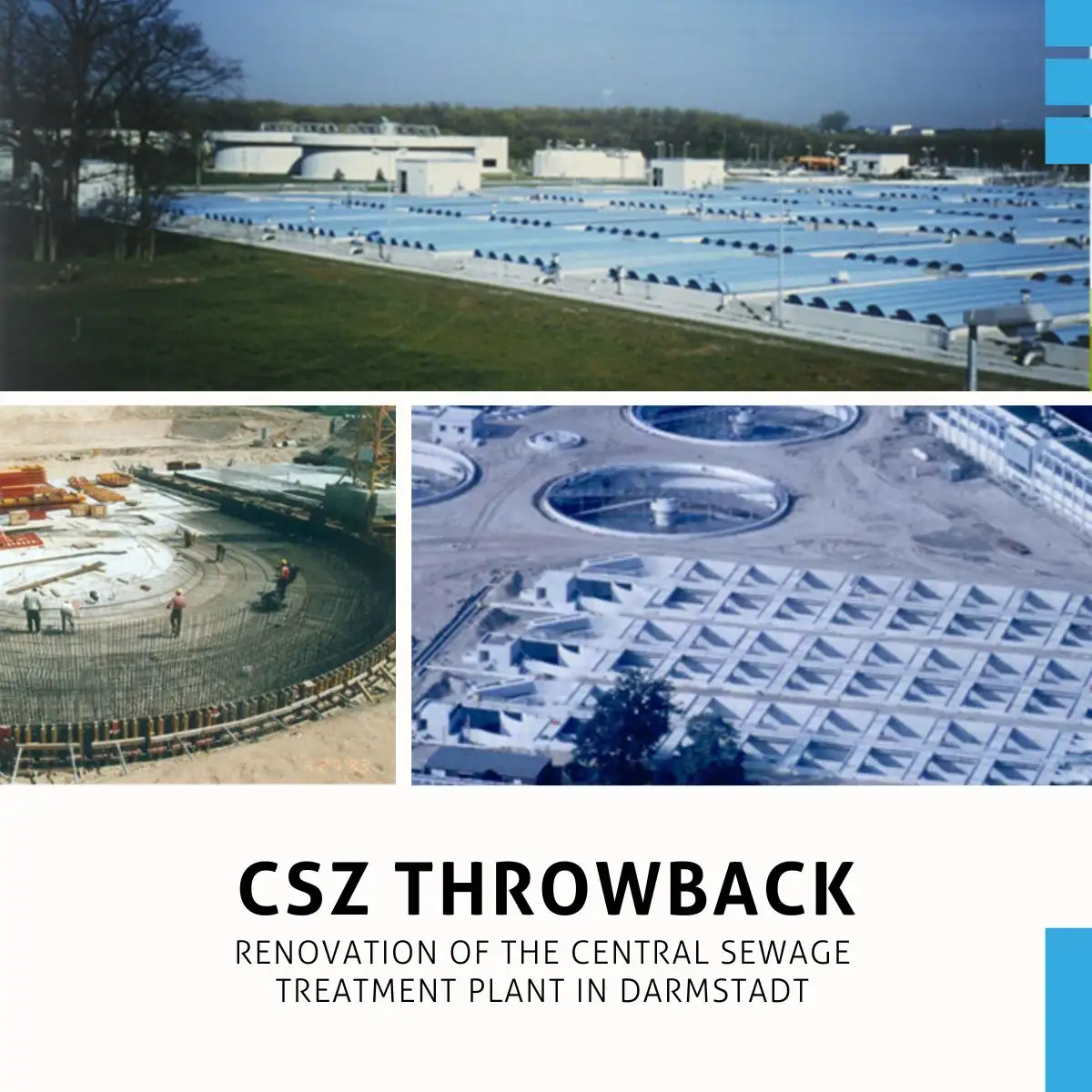 CSZeitreise: Umbau der Zentralkläranlage Darmstadt (1994–1996)