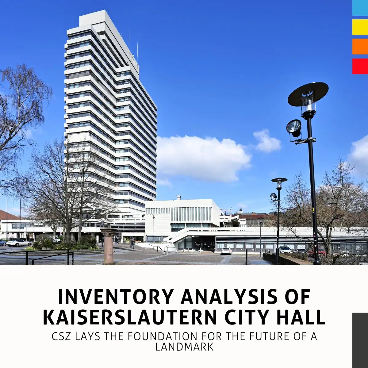 Das Rathaus Kaiserslautern – ein 84 Meter hohes, 1960er-Jahre-Hochhaus und bedeutendes Werk des Architekten Roland Ostertag