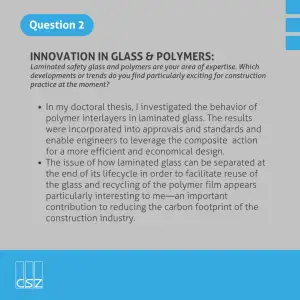 Interview – Miriam Schuster - Question 3