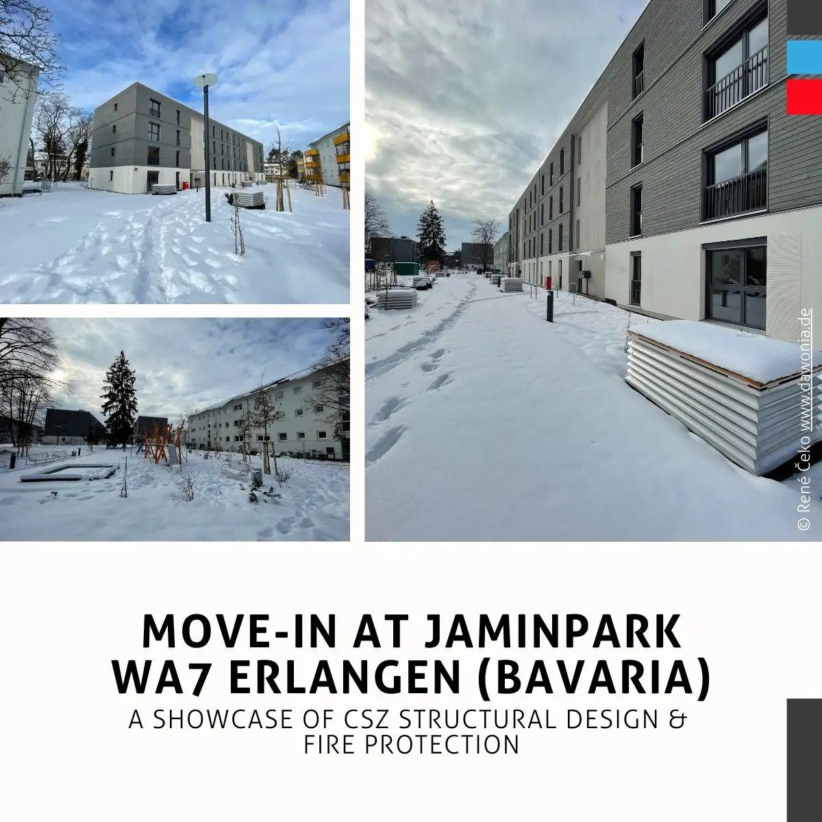 Erste Mieter ziehen im Wohnquartier Jaminpark WA7 ein